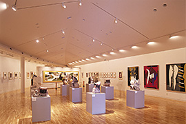 池田満寿夫美術館　2階展示室