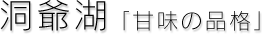 洞爺湖「恵みの湖畔から」